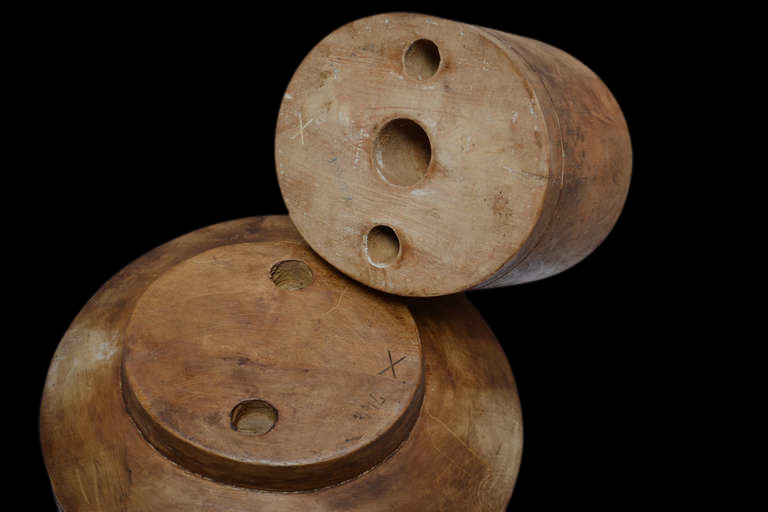 Wood hat form Antique Hat Form, Hat Block, Hat Form, Millinary Hat Maker  main image 3